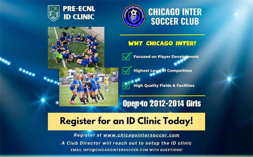 Pre-ECNL ID Clinic